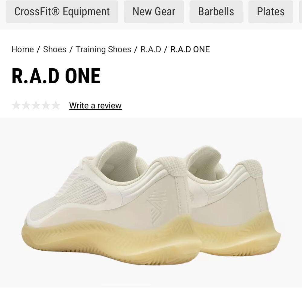 R.A.D. One Global shoes size 11 triple white Brand new deadstock